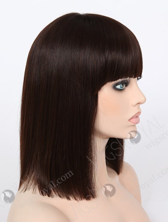 Fashion Bob Style Wig with Bangs Human Hair Glueless Wigs For Women WR-GL-046-8223