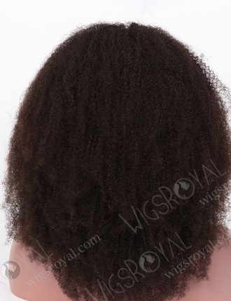 Afro Curl 2mm Indian Virgin Human Hair Glueless Wig For Black Women WR-GL-048