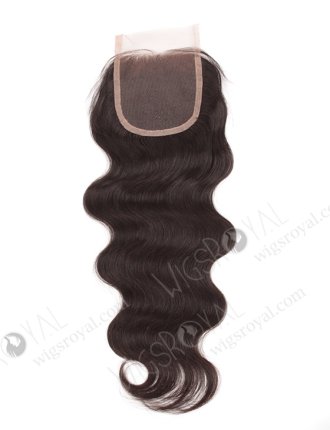 In Stock Chinese Virgin Hair 16" Body Wave Natural Color Top Closure STC-299