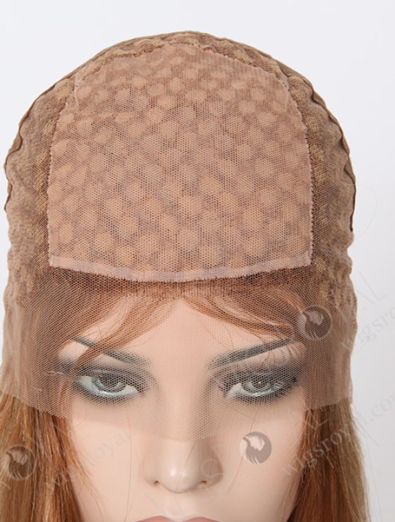 Silky Straight European Hair Blonde Color Silk Top Full Lace Wig WR-ST-034-8474