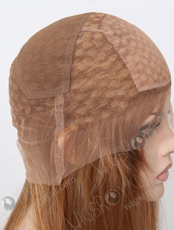 Silky Straight European Hair Blonde Color Silk Top Full Lace Wig WR-ST-034-8475