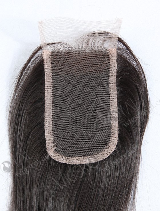 In Stock Indian Virgin Hair 10" Straight Natural Color Top Closure STC-226-8649