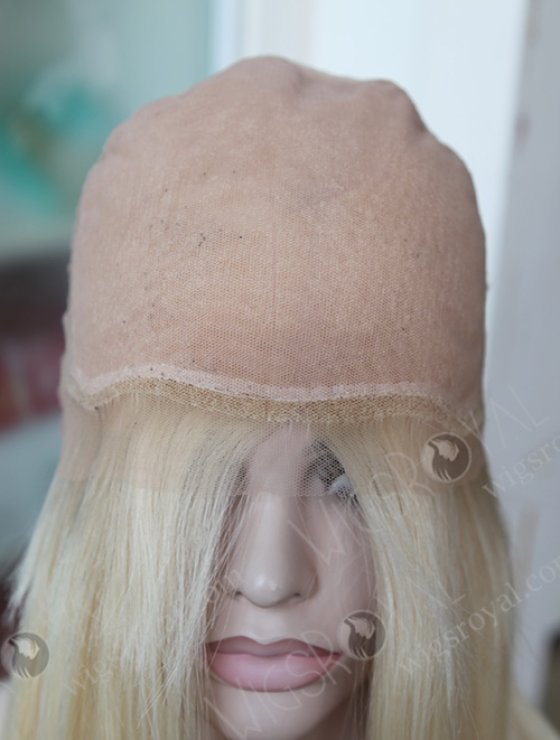 White Color Virgin Hair Hidden Knots Most Realistic Silk Base Full Lace Wigs WR-ST-043-8509