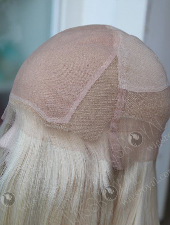 White Color Virgin Hair Hidden Knots Most Realistic Silk Base Full Lace Wigs WR-ST-043-8508