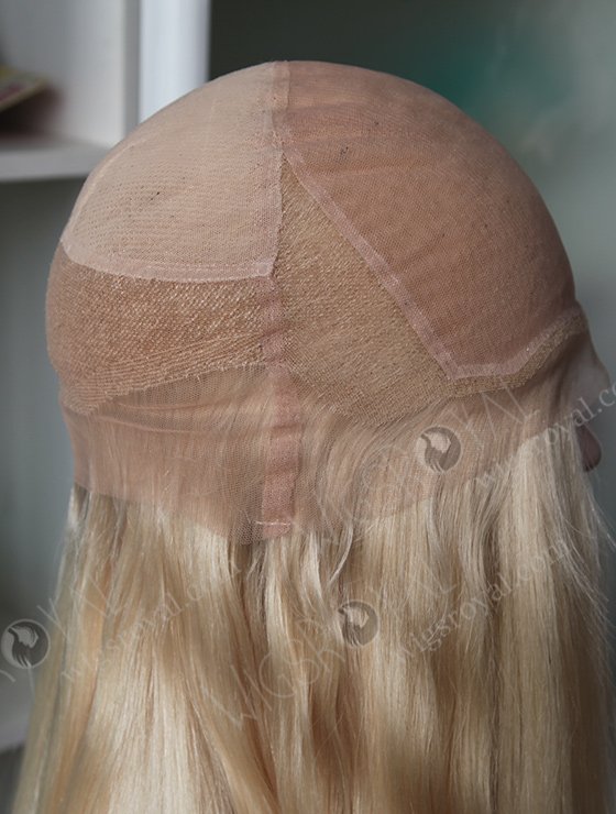 Best Quality European Human Hair Pure White Color Silk Top Wig For Women WR-ST-032-8468