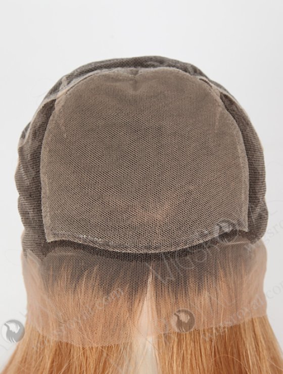 The Special Top Mesh Mongolian Virgin T3#/12# Straight Silk Top Full Lace Wig WR-ST-045-8515