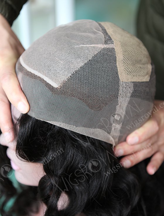 High Quality Long Human Hair Bouncy Curly Silk Top Full Lace Wigs WR-ST-037-8485