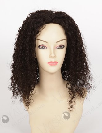 Natural Color Curly Brazilian Virgin Human Hair Glueless Wigs WR-GL-049