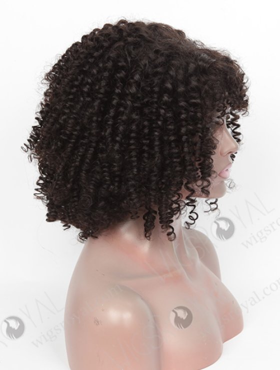 Curly Human Hair Wigs for Black Women with Bangs Glueless Wigs WR-GL-051-8784