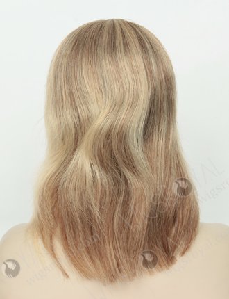 Mongolian Virgin Human Hair Highlight Balayage Color Short Style Glueless Wig WR-GL-053