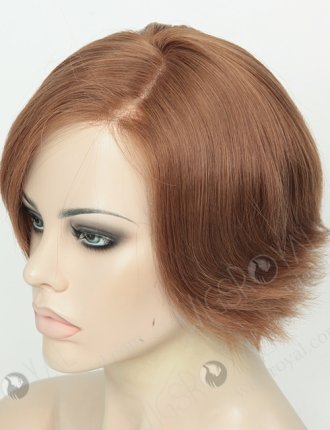 Mongolian Virgin Bone Straight Pixie Cut Human Hair Wigs For Women WR-GL-054