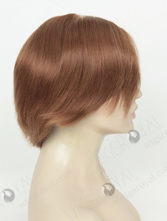 Mongolian Virgin Bone Straight Pixie Cut Human Hair Wigs For Women WR-GL-054-8814