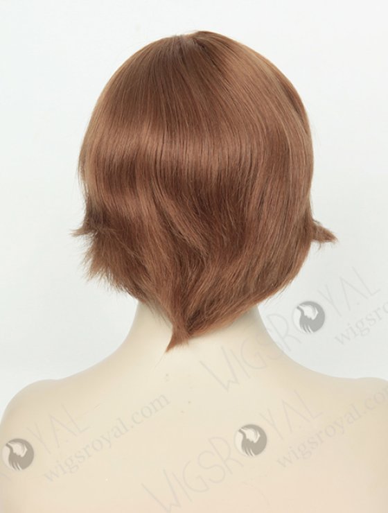 Mongolian Virgin Bone Straight Pixie Cut Human Hair Wigs For Women WR-GL-054-8817