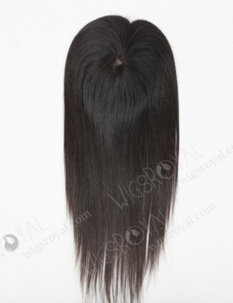 Unprocessed Human Hair Silk Base Topper for Hair Loss Clip in Hair Toppers WR-TC-013
