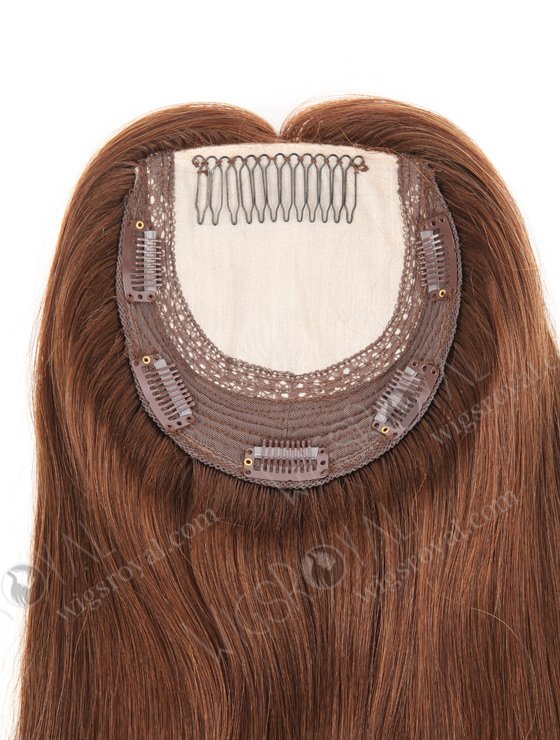 Wholesale Women Silk Base Topper Clip In Hair Piece Jewish Kosher Topper WR-TC-030-9320