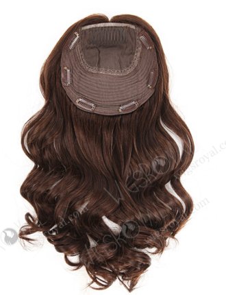 European Virgin Hair 16" One Length Bouncy Curl 2a# Color 7"×7" Kosher Hair Topper WR-TC-033