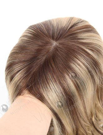 Gorgerous Human Hair Hidden Crown Jewish Topper Women's Hair Pieces WR-TC-037