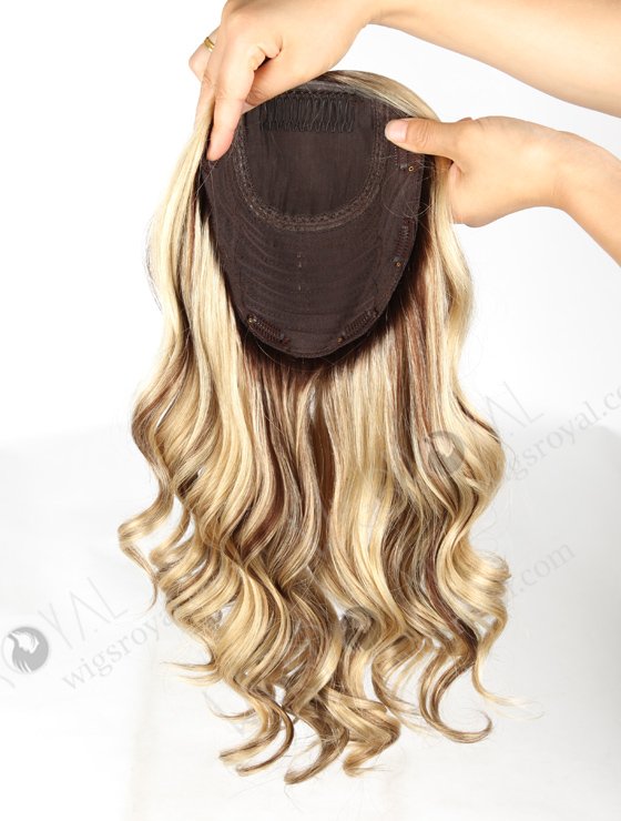 Gorgerous Human Hair Hidden Crown Jewish Topper Women's Hair Pieces WR-TC-037-9384