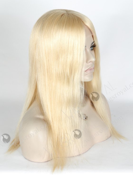 613 Blonde Wig Glueless Full Lace With Silk Top Real Human Hair Wig GLL-08014-9609
