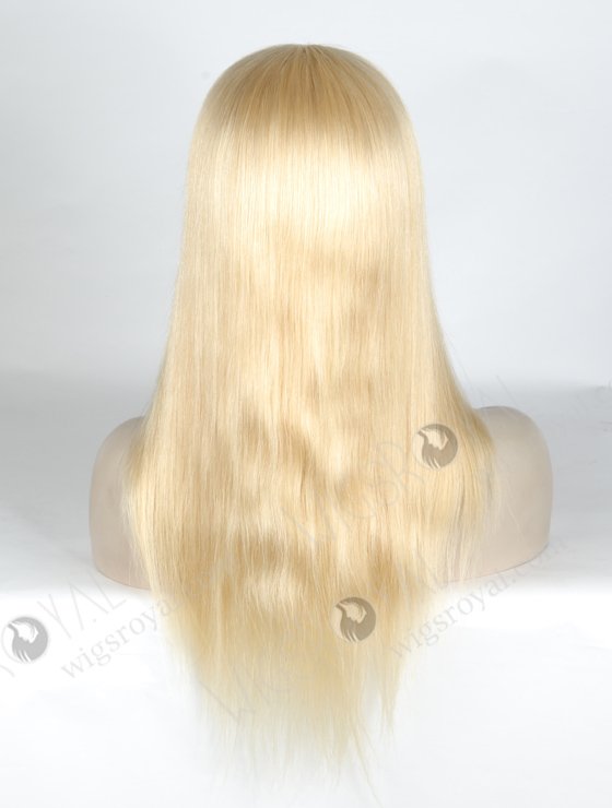 613 Blonde Wig Glueless Full Lace With Silk Top Real Human Hair Wig GLL-08014-9610