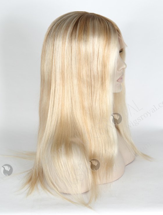 Best Online Wig Store for Women 100% Human Hair Rooted Blonde With Brown Highlights GLL-08017-9617