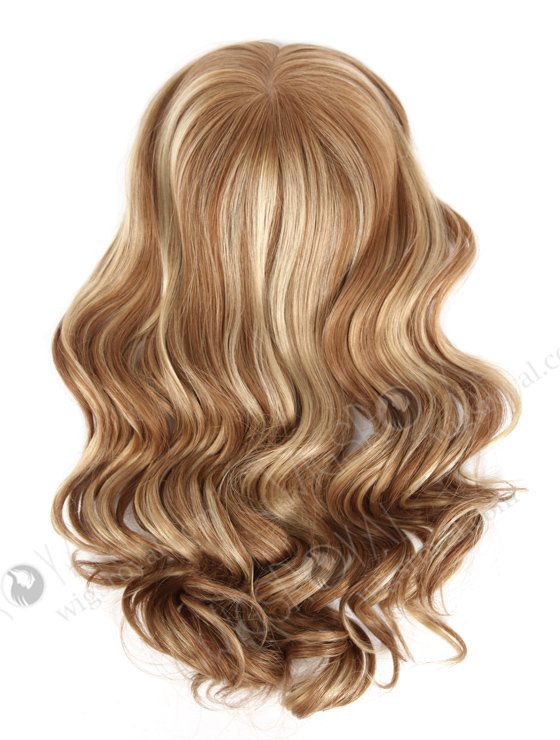 Jewish Kosher Topper 16" One Length Bouncy Curl Highlights Color Full Volume Topper WR-TC-039-9441