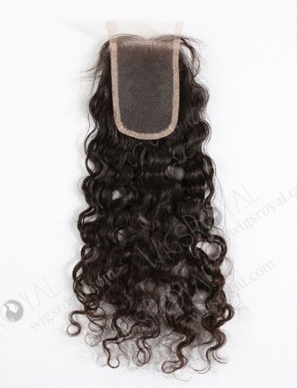 In Stock Brazilian Virgin Hair 16" Molado Curl Natural Color Top Closure STC-107