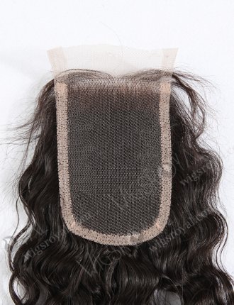 In Stock Brazilian Virgin Hair 16" Molado Curl Natural Color Top Closure STC-107