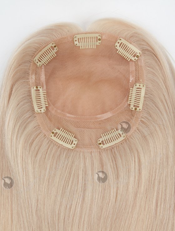 Pure White Color Most Realistic Hair Toppers For Hair Thinning WR-TC-045-9498