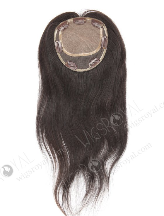 Indian Virgin Silk Top Lace Topper With Clip In Human Hair Piece WR-TC-050-9544