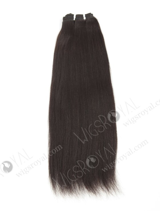 In Stock Malaysian Virgin Hair 16" Yaki 1B# Color Machine Weft SM-313-9794