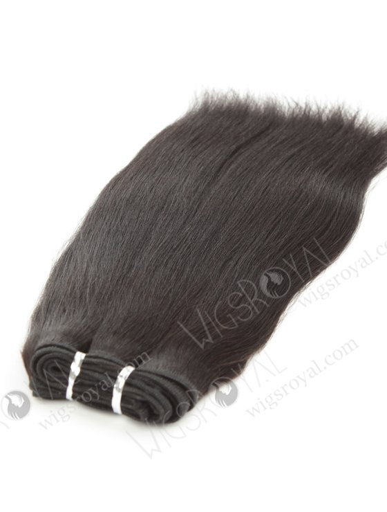 In Stock Malaysian Virgin Hair 16" Yaki 1B# Color Machine Weft SM-313-9795