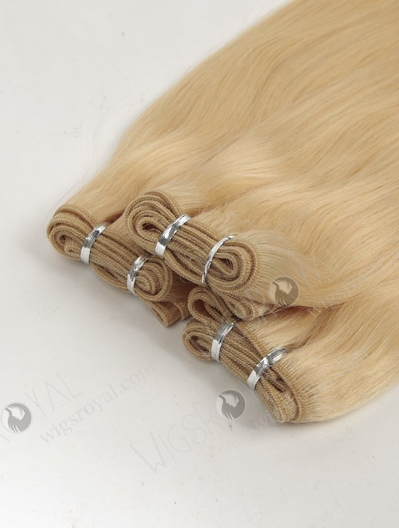 In Stock Malaysian Virgin Hair 18" Straight 613# Color Machine Weft SM-310-9917