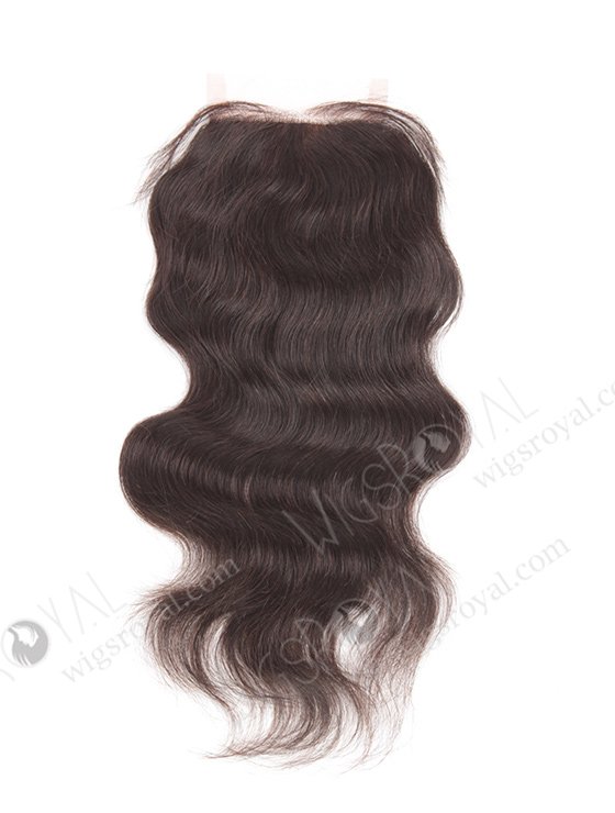 In Stock Indian Virgin Hair 10" Natural Wave Natural Color Silk Top Closure STC-247-10139