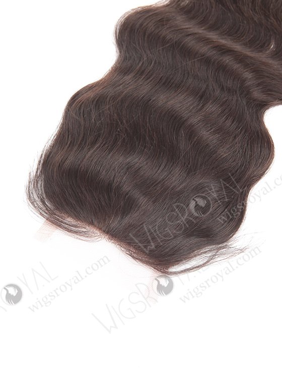 In Stock Indian Virgin Hair 10" Natural Wave Natural Color Silk Top Closure STC-247-10138