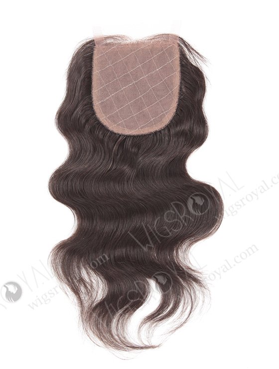 In Stock Indian Virgin Hair 10" Natural Wave Natural Color Silk Top Closure STC-247-10140