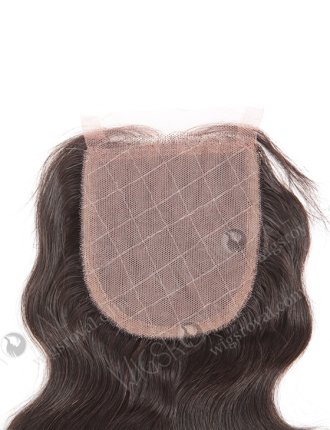 In Stock Indian Virgin Hair 10" Natural Wave Natural Color Silk Top Closure STC-247