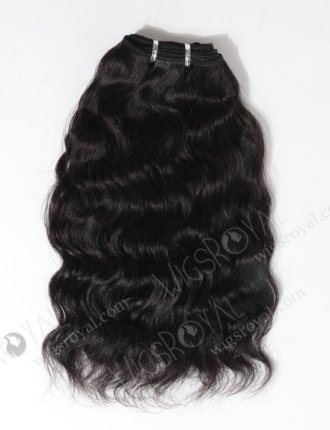 In Stock Indian Remy Hair 14" Natural Wave 1B# Color Machine Weft SM-188