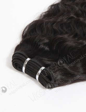 In Stock Indian Remy Hair 14" Natural Wave 1B# Color Machine Weft SM-188