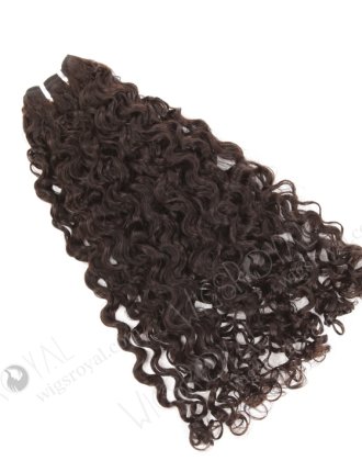 In Stock Indian Remy Hair 22" Coarse Curly Natural Color Machine Weft SM-1124