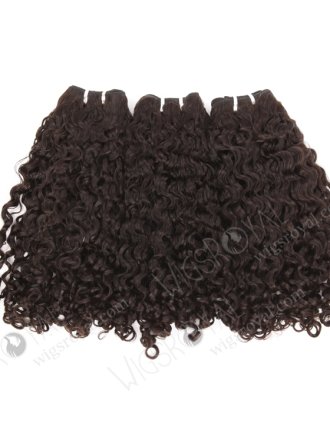 In Stock Indian Remy Hair 18" Coarse Curly Natural Color Machine Weft SM-1122