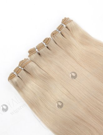 In Stock Malaysian Virgin Hair 18" Straight White Color Machine Weft SM-350