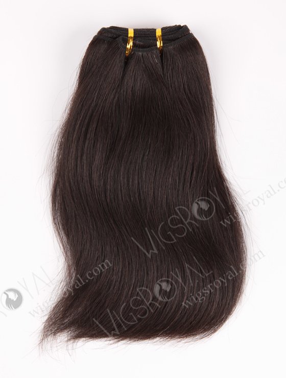 In Stock Chinese Virgin Hair 10" Natural Straight Natural Color Machine Weft SM-701-10024