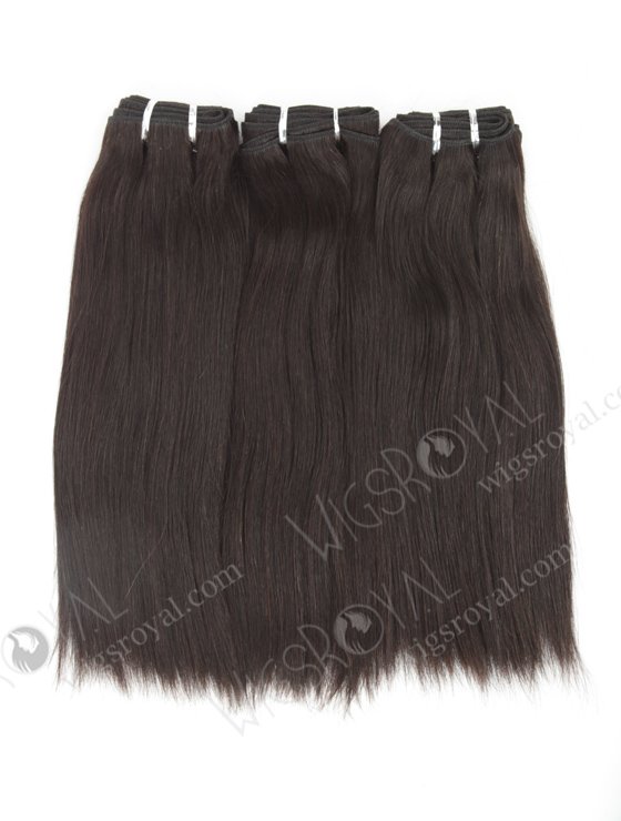 In Stock Indian Remy Hair 12" Straight Natural Color Machine Weft SM-1114-10254