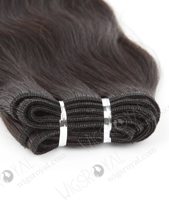 In Stock Chinese Virgin Hair 16" Natural Straight Natural Color Machine Weft SM-004-10043