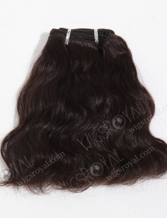 In Stock Indian Virgin Hair 8" Natural Wave Natural Color Machine Weft SM-201