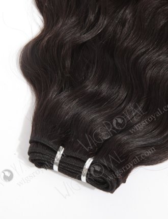 In Stock Indian Virgin Hair 14" Natural Wave Natural Color Machine Weft SM-035