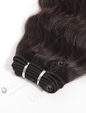 In Stock Indian Virgin Hair 12" Natural Wave Natural Color Machine Weft SM-047