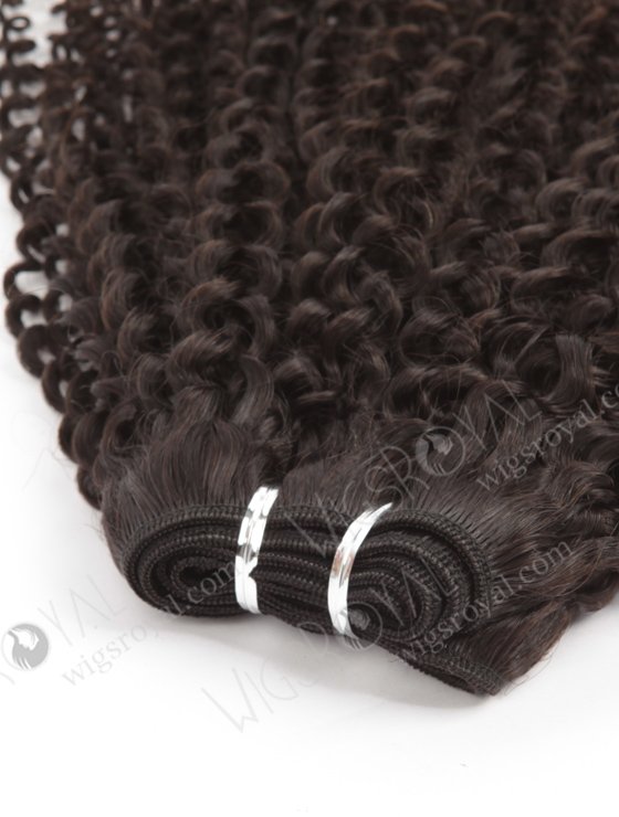 In Stock Brazilian Virgin Hair 16" Jeri Curl Natural Color Machine Weft SM-495-10808