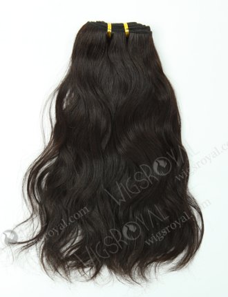 In Stock Indian Remy Hair 12" Natural Straight Natural Color Machine Weft SM-179